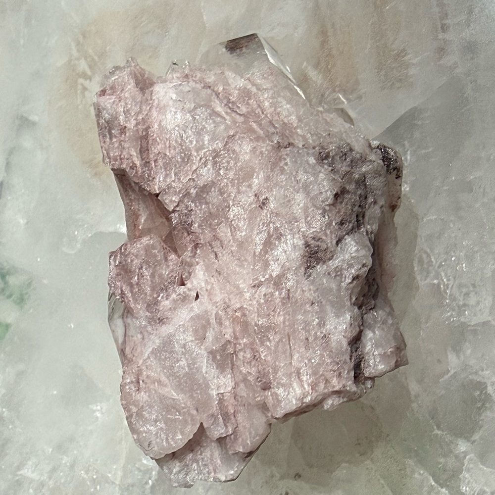 Pink Lemurian Quartz Cluster from Columbia - Picture 6 of 6